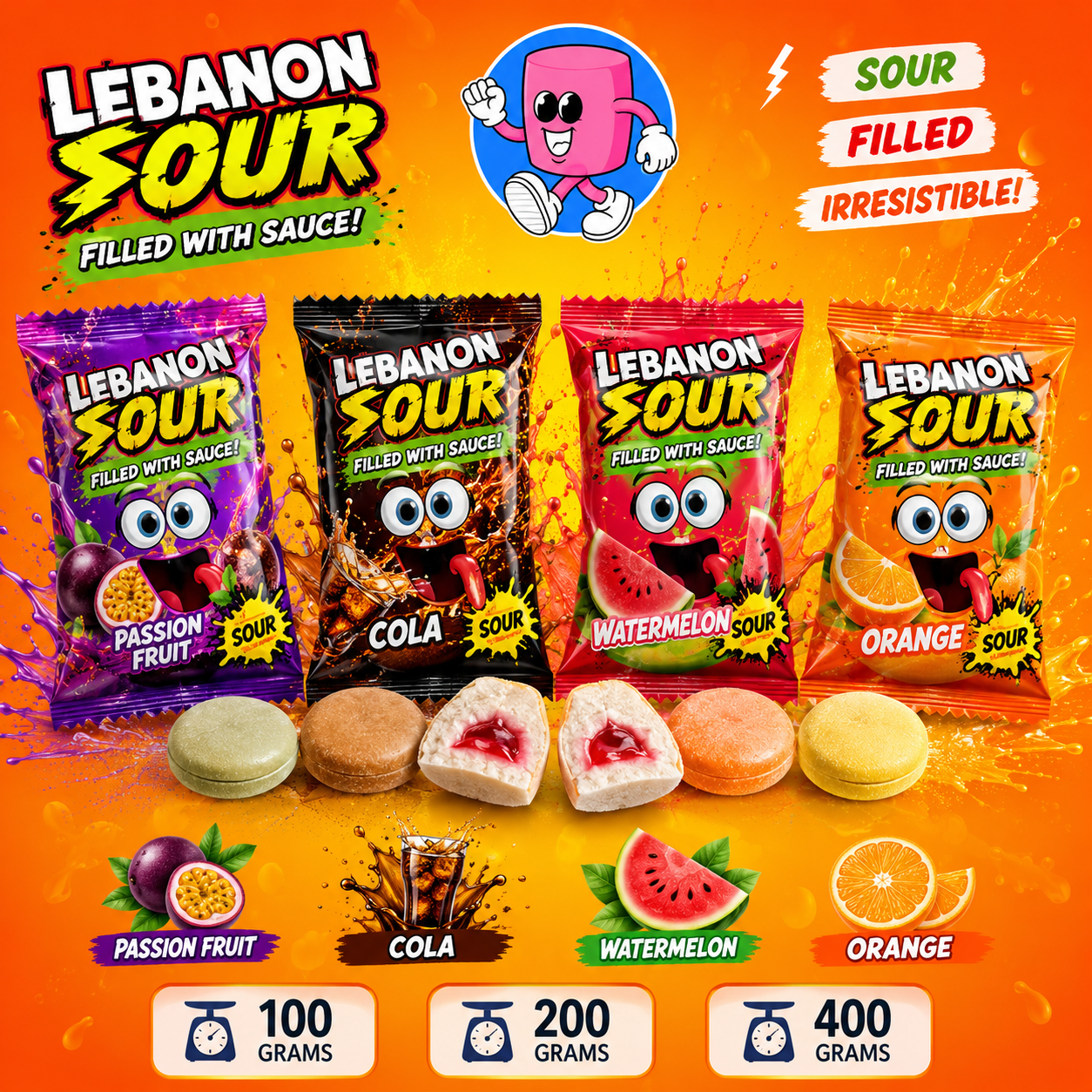 Sour Bomb Gum