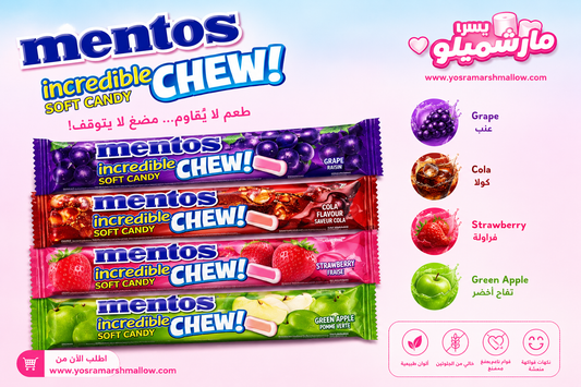 Mentos Incredible Chew – Soft Can